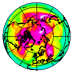 Ozone Field of 23 April 2007