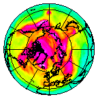 Ozone Field of 03 May 2007