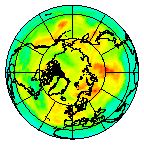 Ozone Field of 16 June 2007