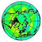 Ozone Field of 09 August 2007
