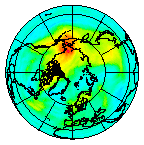 Ozone Field of 17 October 2007