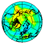 Ozone Field of 22 October 2007