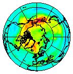 Ozone Field of 29 October 2007