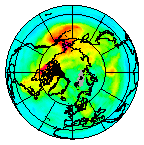 Ozone Field of 10 November 2007