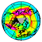 Ozone Field of 03 January 2008