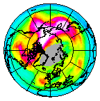 Ozone Field of 13 January 2008