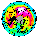Ozone Field of 22 January 2008