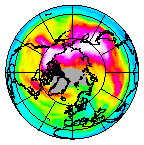 Ozone Field of 24 January 2008