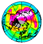 Ozone Field of 25 January 2008