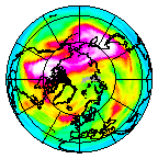 Ozone Field of 29 January 2008