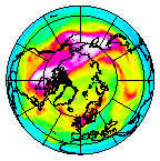 Ozone Field of 30 January 2008