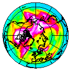 Ozone Field of 14 February 2008