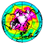 Ozone Field of 25 February 2008