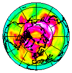 Ozone Field of 13 April 2008