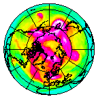 Ozone Field of 17 April 2008