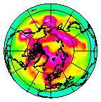 Ozone Field of 21 April 2008