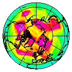 Ozone Field of 24 April 2008