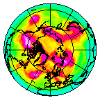 Ozone Field of 25 April 2008