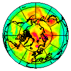 Ozone Field of 25 May 2008
