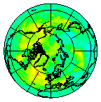 Ozone Field of 25 July 2008