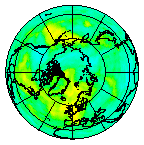 Ozone Field of 15 August 2008