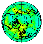 Ozone Field of 16 August 2008