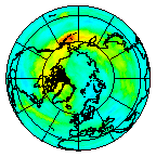 Ozone Field of 15 October 2008