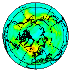 Ozone Field of 21 October 2008