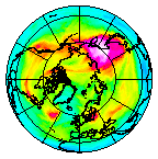 Ozone Field of 22 December 2008