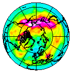 Ozone Field of 24 December 2008