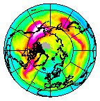 Ozone Field of 28 December 2008