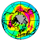 Ozone Field of 10 January 2009