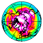 Ozone Field of 15 February 2009