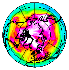 Ozone Field of 16 February 2009