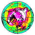 Ozone Field of 14 March 2009