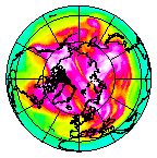 Ozone Field of 22 March 2009