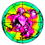 Ozone Field of 25 March 2009