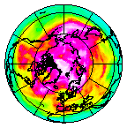 Ozone Field of 01 April 2009