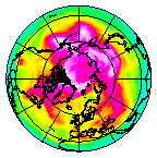 Ozone Field of 12 April 2009