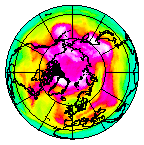 Ozone Field of 14 April 2009