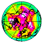 Ozone Field of 25 April 2009