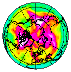 Ozone Field of 27 April 2009