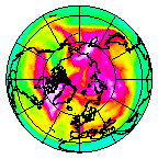 Ozone Field of 28 April 2009