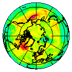 Ozone Field of 20 June 2009
