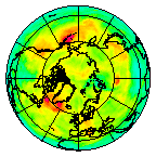 Ozone Field of 21 June 2009
