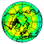 Ozone Field of 12 July 2009