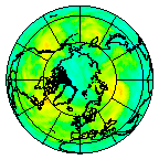 Ozone Field of 11 August 2009
