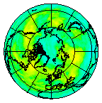 Ozone Field of 12 August 2009