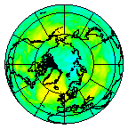 Ozone Field of 22 August 2009