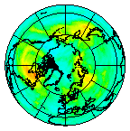 Ozone Field of 11 October 2009